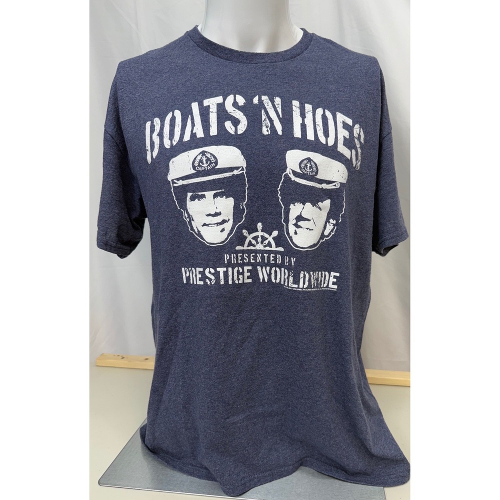 Boats N Hoes Step Brothers Shirt Prestige Worldwide Tee Mens L